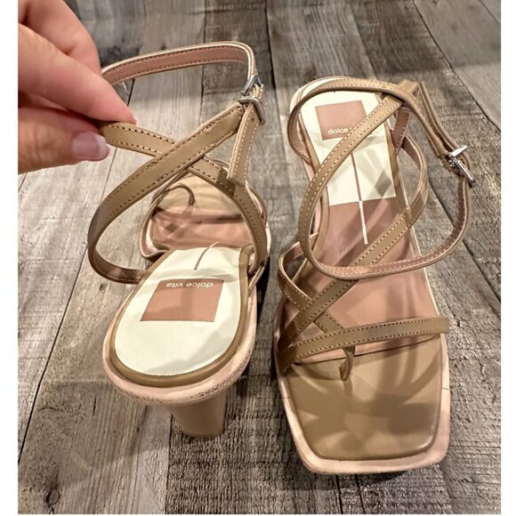 Dolce Vita Tan Wedge Sandals - Picture 8 of 15